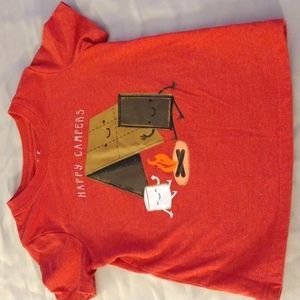 Boys happy campers Short sleeve shirt